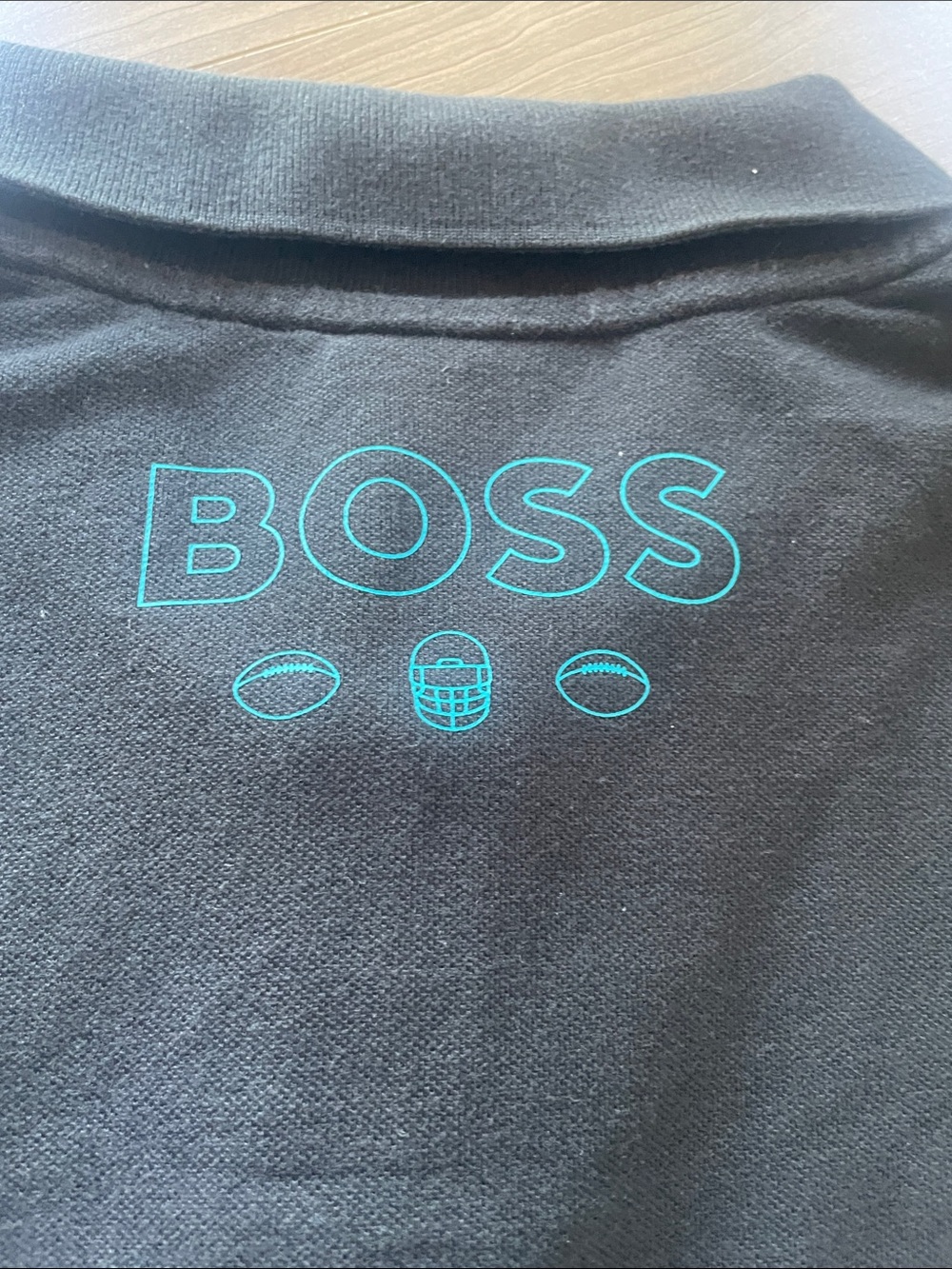Set of 2 Boss Black Polo Shirts w/ Miami Dolphin Logo SZ XL and XXL - Picture 12 of 12